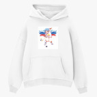 Толстовка худи оверсайз