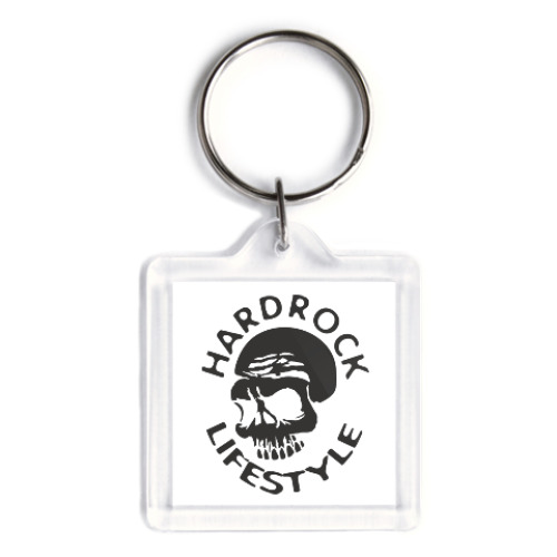 Брелок с принтом Hard rock