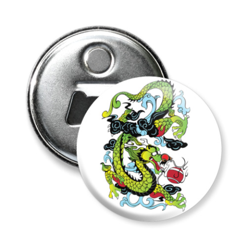 Магнит-открывашка с принтом Дракон