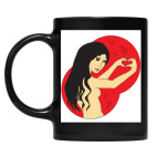 Кружка цветная UV-DTF