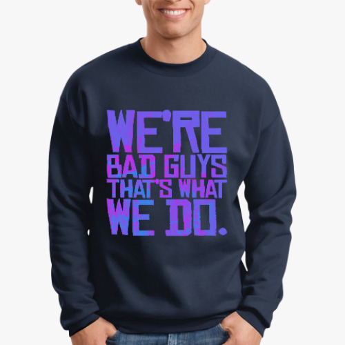 Свитшот с принтом Отряд самоубийц