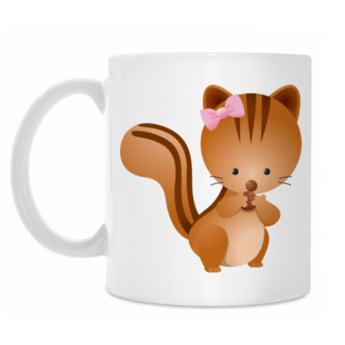 Кружка с принтом Котик