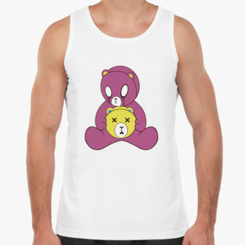 Майка с принтом Dead Animals / Emo Bear