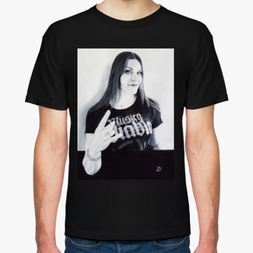 Футболка с принтом Floor Jansen