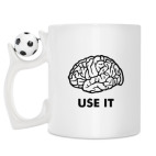 Кружка с футбольным мячиком