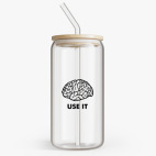 Банка с бамбуковой крышкой