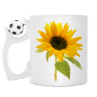 Кружка с футбольным мячиком