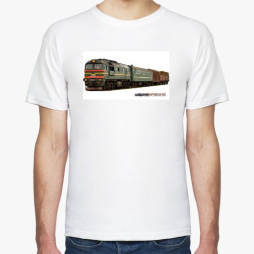 Футболка с принтом Паровоз