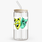 Банка с бамбуковой крышкой