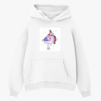 Толстовка худи оверсайз