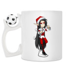 Кружка с футбольным мячиком