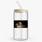 Банка с бамбуковой крышкой