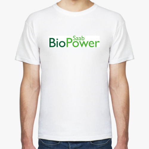 Футболка с принтом  BIOPOWER