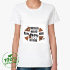 Женская футболка органик