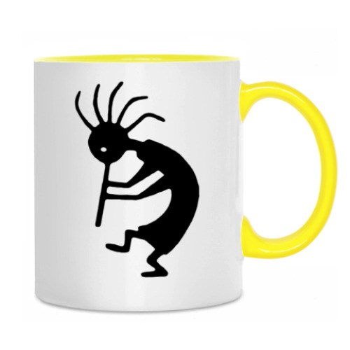 Кружка с принтом Kokopelli