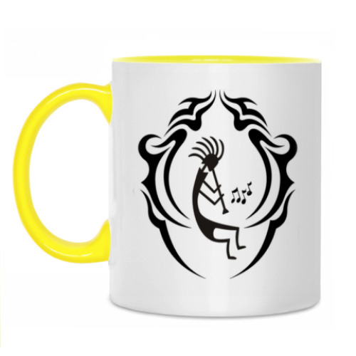 Кружка с принтом Kokopelli