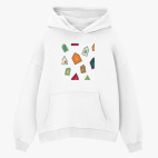 Толстовка худи оверсайз