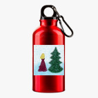 Металлическая бутылка 400 мл UV-DTF