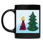 Кружка цветная UV-DTF