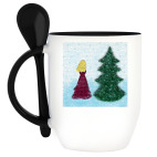 Кружка с ложкой