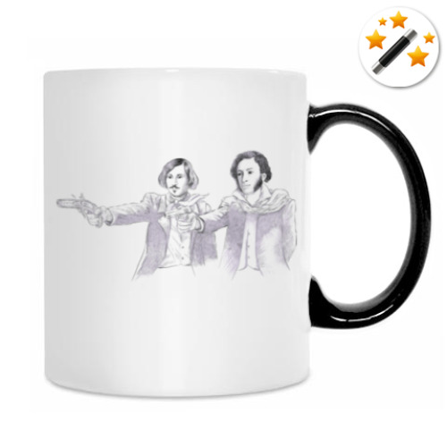 Кружка-хамелеон с принтом Кара настигнет!