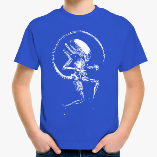 Детская футболка с принтом Чужой