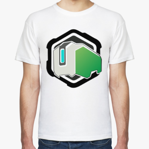 Футболка с принтом Overwatch Bastion