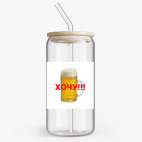 Банка с бамбуковой крышкой