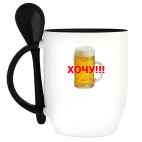 Кружка с ложкой