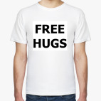 Классическая футболка FREE HUGS