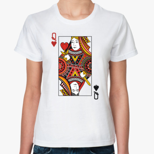 Классическая футболка с принтом Queen