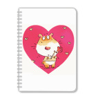 Тетрадь А5 Сердечко