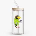 Банка с бамбуковой крышкой