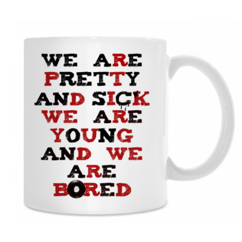 Кружка с принтом Go Insane!