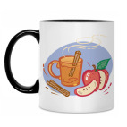 Кружка двухцветная