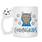 Кружка с футбольным мячиком