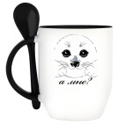 Кружка с ложкой