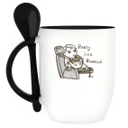 Кружка с ложкой