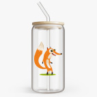 Банка с бамбуковой крышкой