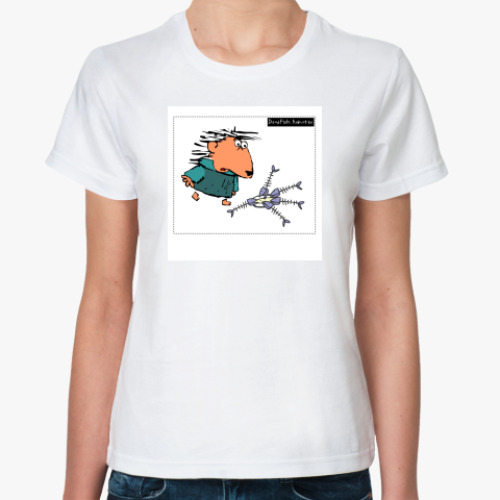 Классическая футболка с принтом Walden