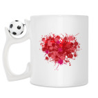 Кружка с футбольным мячиком