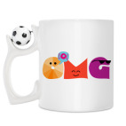 Кружка с футбольным мячиком