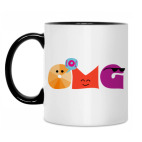 Кружка двухцветная