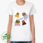 Женская футболка органик