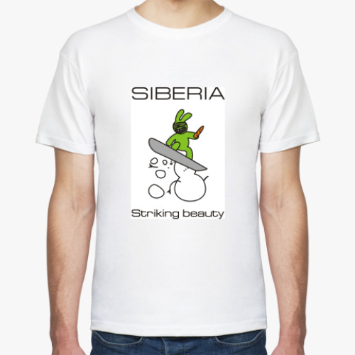 Футболка с принтом Siberia StrikingBeauty