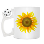 Кружка с футбольным мячиком