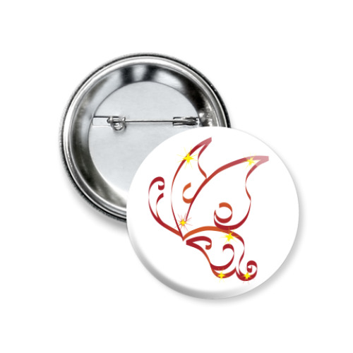 Значок 37мм с принтом Созвездие Делюк