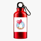 Металлическая бутылка 400 мл UV-DTF