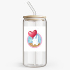 Банка с бамбуковой крышкой