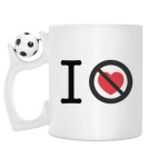 Кружка с футбольным мячиком